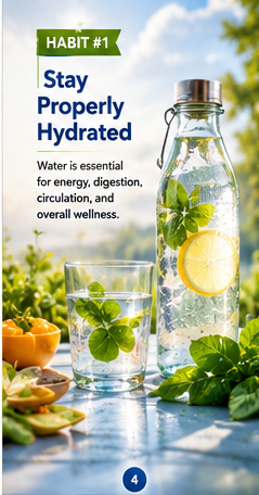 Stay Properly Hydrated