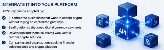 Integrate dcyinpay in youir opaltform